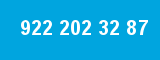 922 202 32 87 922 202 32 87